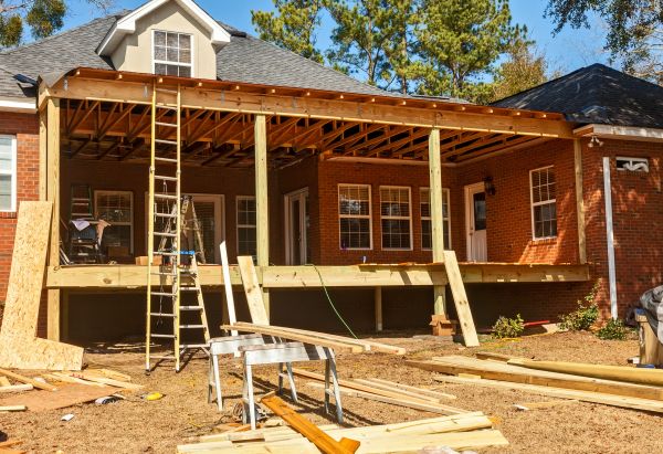 Porch Raising in Worcester