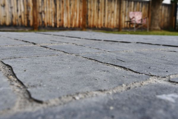 Sunken Patio Repair in Worcester